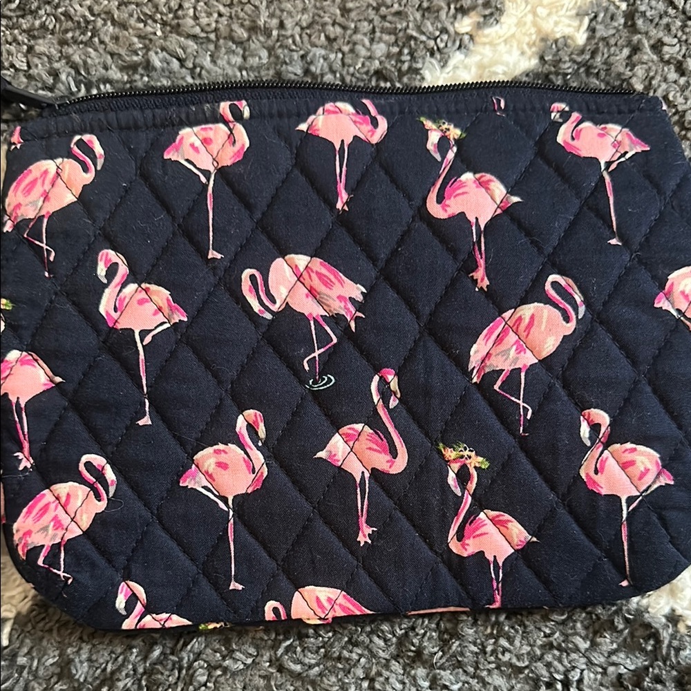 Vera Bradley Flamingo Print Accessory Set - Pink and Black - Picture 7 of 7